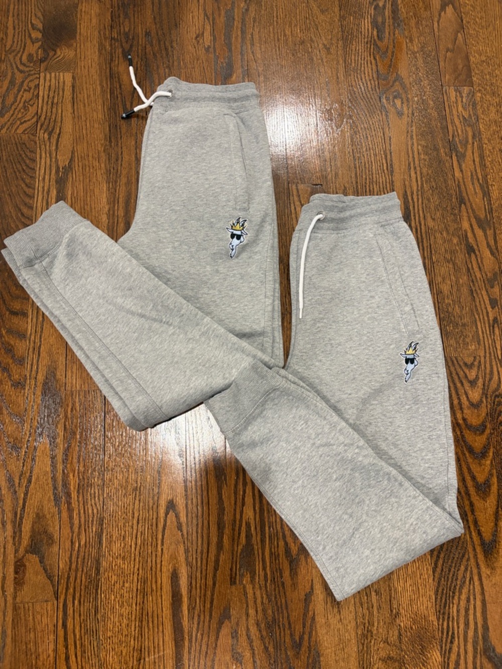 GOAT USA Gray Joggers, Kids size XL 2 pairs